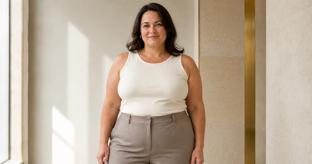 Breast reduction consultation focused on body proportion and physical symptoms