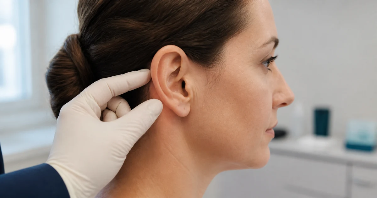 Otoplasty consultation for prominent ears in a UK clinic